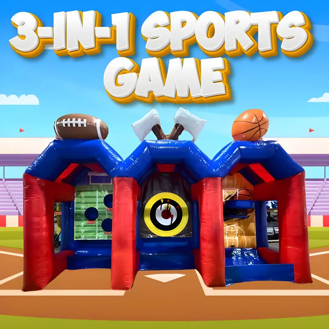 3-in-1 Sports Inflatable Game